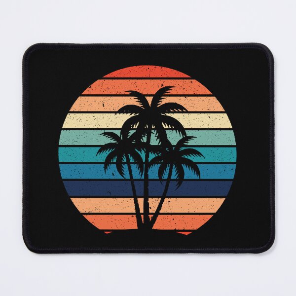 Item preview, Summer Plam Tree Sunset Retro Vintage Art Design Happy Apparel Essential Inspiration Joy Mood Funny designed and sold by DesignByHeartUK.