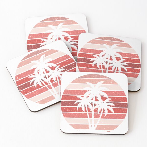 Item preview, Summer Plam Tree Sunset Retro Vintage Art Design Happy Apparel Essential Inspiration Joy Mood Funny designed and sold by DesignByHeartUK.