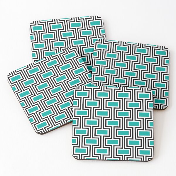 Aperçu de l'œuvre Rectangles turquoise créée et vendue par BattaAnastasia.