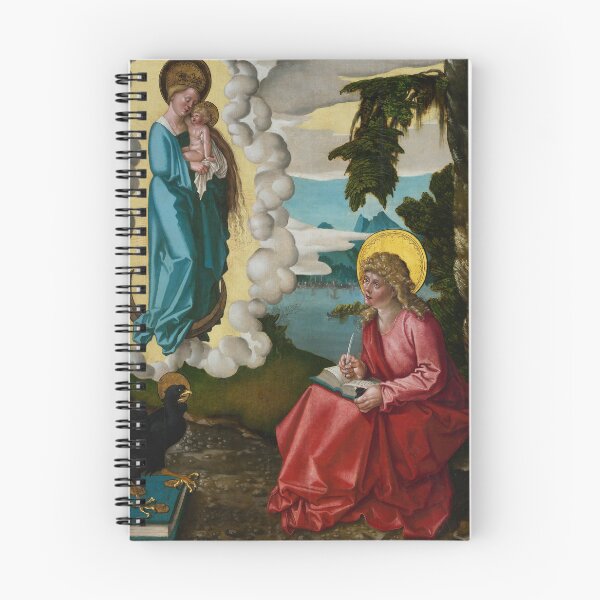 Item preview, Saint John on Patmos | Hans Baldung | 1511 Renaissance Christian Biblical Art designed and sold by CJET.