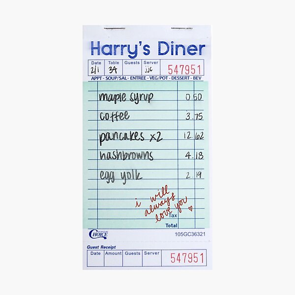 Harry's Diner - Keep Driving Lámina fotográfica