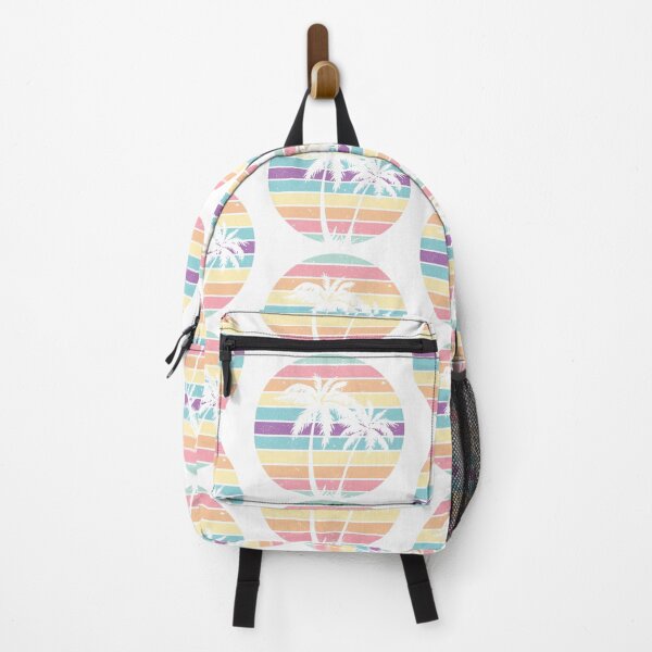 Item preview, Summer Plam Tree Sunset Retro Vintage Art Design Happy Apparel Essential Inspiration Joy Mood Funny designed and sold by DesignByHeartUK.