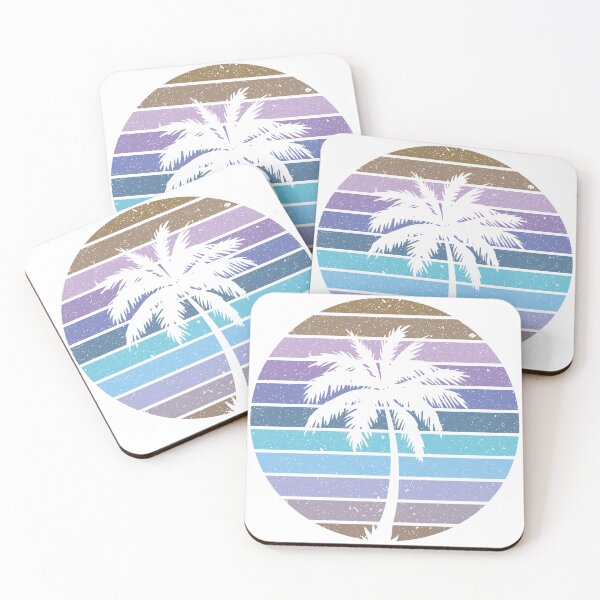 Item preview, Summer Plam Tree Sunset Retro Vintage Art Design Happy Apparel Essential Inspiration Joy Mood Funny designed and sold by DesignByHeartUK.