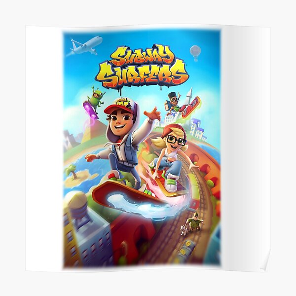 "Subway surfers" Poster for Sale by sikmnxj  Redbubble