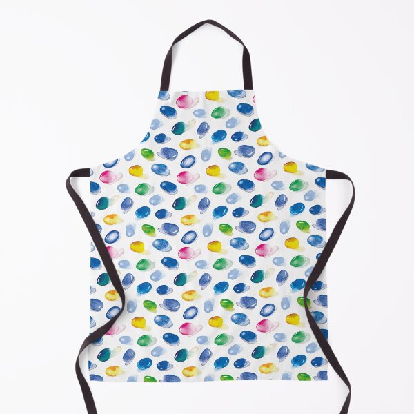 Item preview, Colorful Watercolor Sea Glass Pattern designed and sold by AlicjaCurioseur.