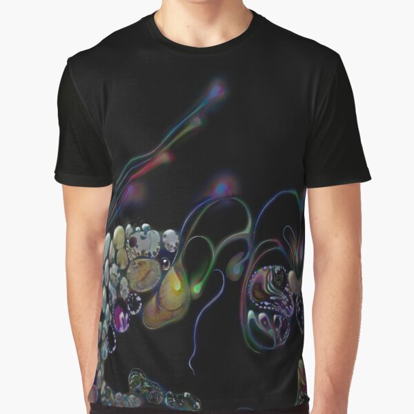  LOBSTER ABSTRACT PRINT Graphic T-Shirt