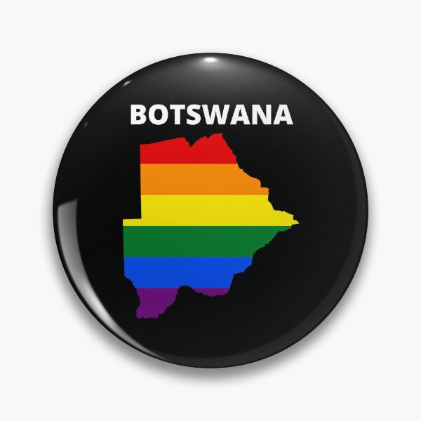 Item preview, Botswanan Pride Flag Map Africa designed and sold by Nepaz-Designs.