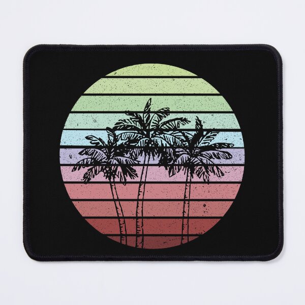 Item preview, Summer Plam Tree Sunset Retro Vintage Art Design Happy Apparel Essential Inspiration Joy Mood Funny designed and sold by DesignByHeartUK.