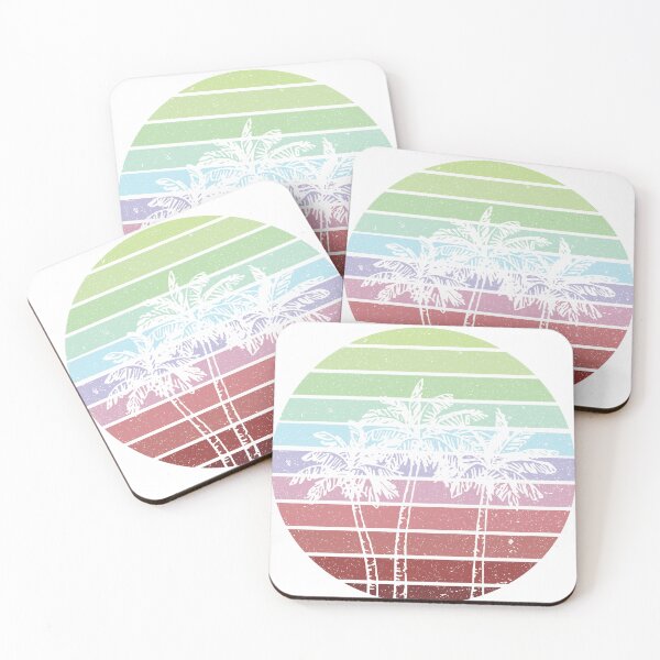 Item preview, Summer Plam Tree Sunset Retro Vintage Art Design Happy Apparel Essential Inspiration Joy Mood Funny designed and sold by DesignByHeartUK.