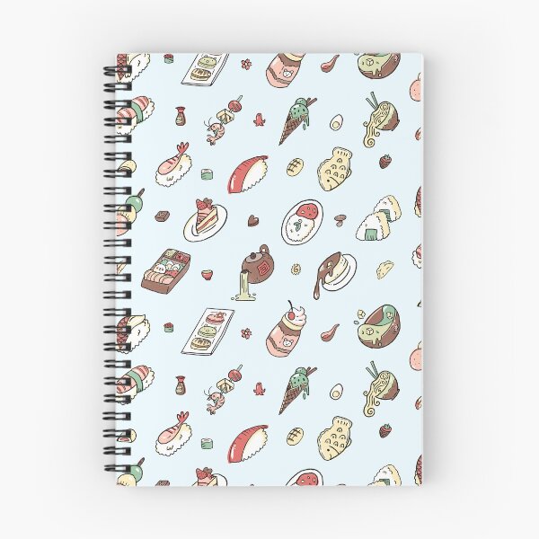 Item preview, Japanese Food and Snacks Pattern  designed and sold by narwhalwall.