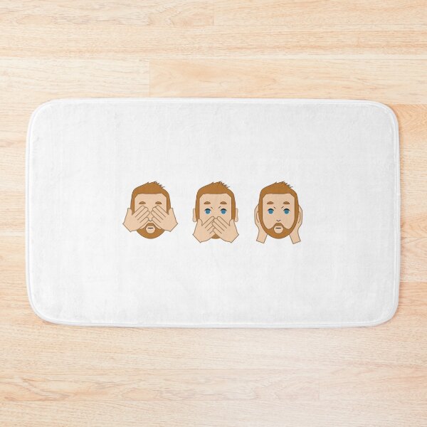 Item preview, See no evil, speak no evil, hear no evil - Alex designed and sold by The British Bunny Hop Shop.