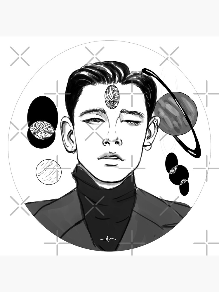 ""Alden" Day 67 365 Days of Drawing June 2022" Poster by aiouises