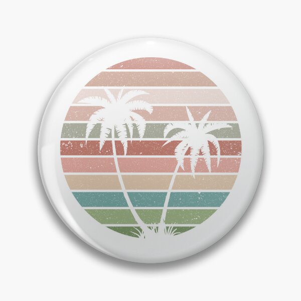 Item preview, Summer Plam Tree Sunset Retro Vintage Art Design Happy Apparel Essential Inspiration Joy Mood Funny designed and sold by DesignByHeartUK.