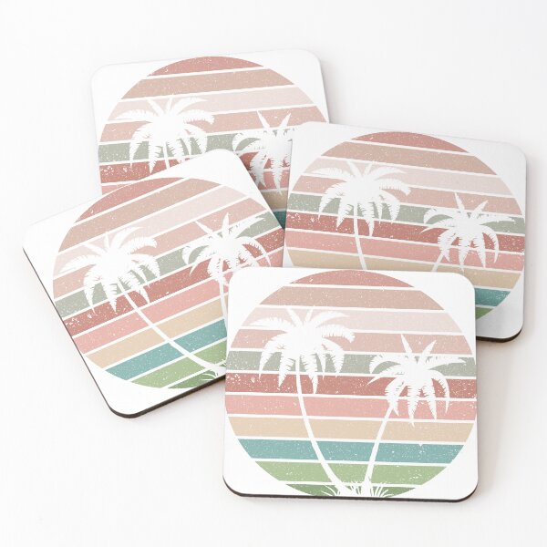 Item preview, Summer Plam Tree Sunset Retro Vintage Art Design Happy Apparel Essential Inspiration Joy Mood Funny designed and sold by DesignByHeartUK.