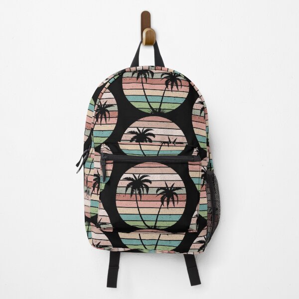 Item preview, Summer Plam Tree Sunset Retro Vintage Art Design Happy Apparel Essential Inspiration Joy Mood Funny designed and sold by DesignByHeartUK.