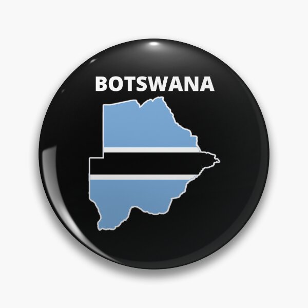 Item preview, Botswanan Pride Flag Map Africa designed and sold by Nepaz-Designs.