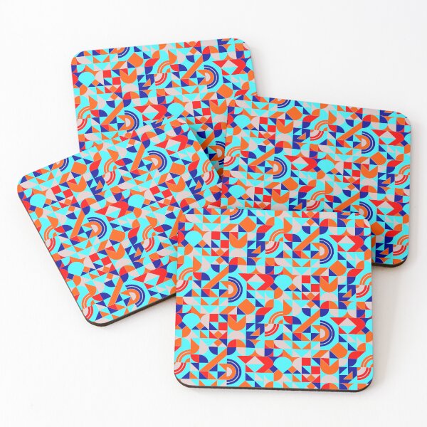 Item preview, geometric colorful patterns conceptual Art - Abstract Neo Geo graphic design designed and sold by Design Repo.