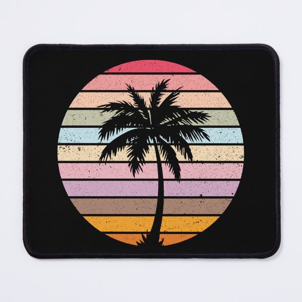 Item preview, Summer Plam Tree Sunset Retro Vintage Art Design Happy Apparel Essential Inspiration Joy Mood Funny designed and sold by DesignByHeartUK.
