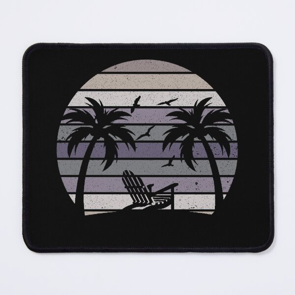 Item preview, Summer Plam Tree Sunset Retro Vintage Art Design Happy Apparel Essential Inspiration Joy Mood Funny designed and sold by DesignByHeartUK.