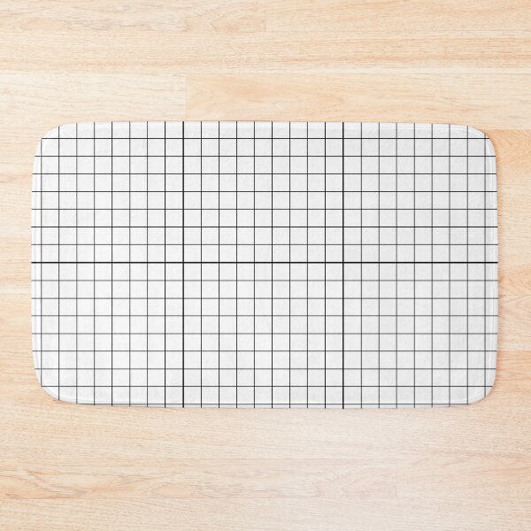 Item preview, 1980s Stranger Things Inspired Black and White Grid Pattern, Max Mayfield designed and sold by Nicolette Olivier.