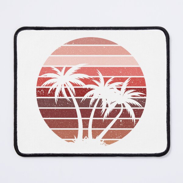Item preview, Summer Plam Tree Sunset Retro Vintage Art Design Happy Apparel Essential Inspiration Joy Mood Funny designed and sold by DesignByHeartUK.