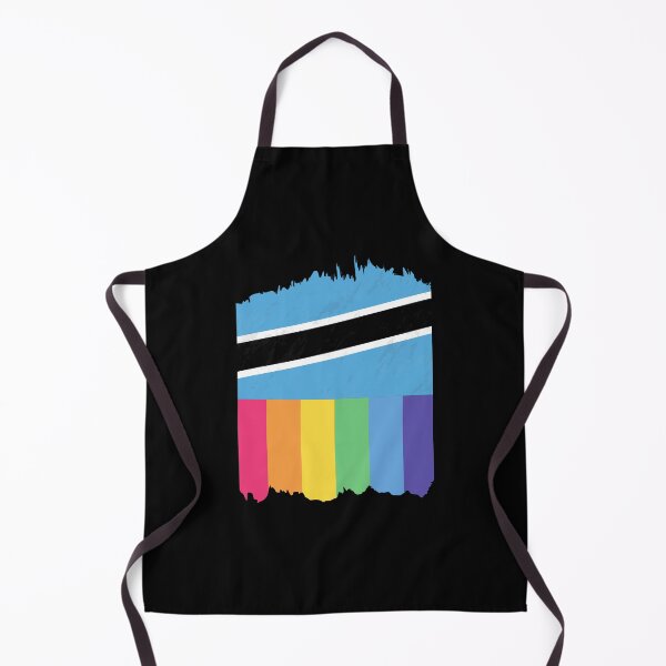 Item preview, Botswanan Pride Flag Map Africa designed and sold by Nepaz-Designs.