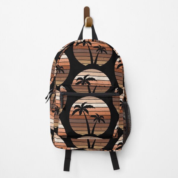 Item preview, Summer Plam Tree Sunset Retro Vintage Art Design Happy Apparel Essential Inspiration Joy Mood Funny designed and sold by DesignByHeartUK.