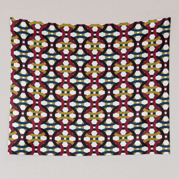 Item preview, Cricle Interlinked Seamless Vector Pattern Design designed and sold by UtopiaMa.