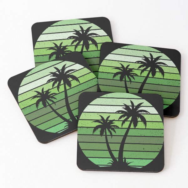 Item preview, Summer Plam Tree Sunset Retro Vintage Art Design Happy Apparel Essential Inspiration Joy Mood Funny designed and sold by DesignByHeartUK.