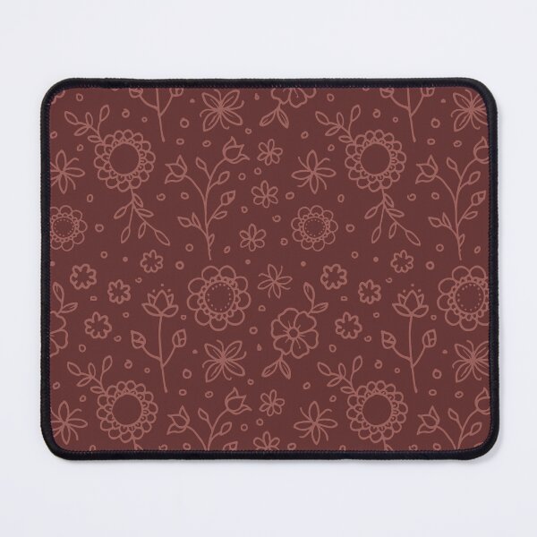 Item preview, red floral pattern designed and sold by ImagineKaye.