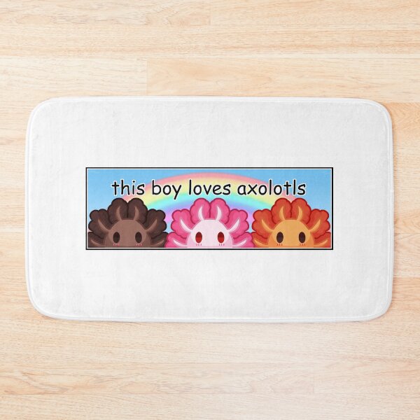Item preview, this boy loves axolotls designed and sold by Zolzo.