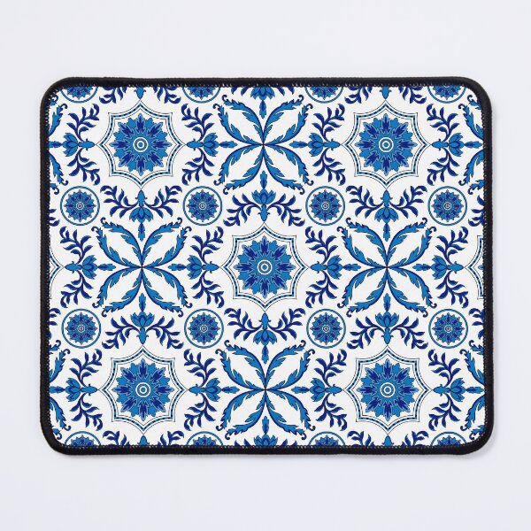 Item preview, Navy blue Tenente Valadim Tile (Azulejos) designed and sold by Ribeiro Design.