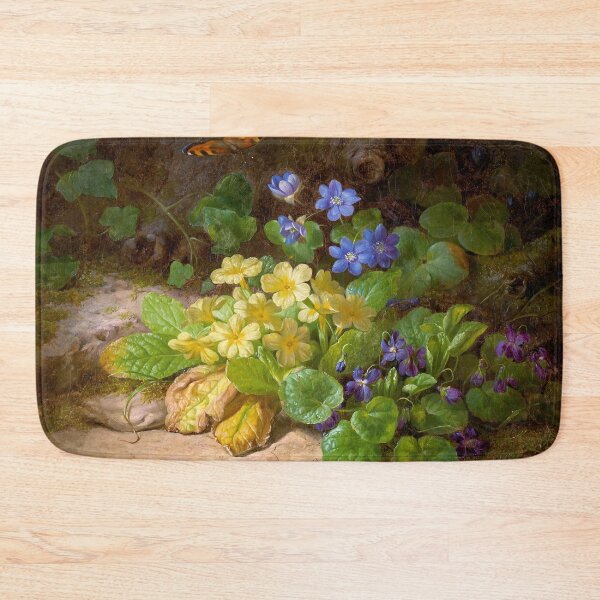 Item preview, Small piece of flowers Alpine flowers  Still Life Kleines Blumenstück Alpenblumen Josef Lauer   designed and sold by TeeARTHY.
