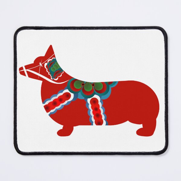 Item preview, Dala Corgi - Swedish Dala Horse designed and sold by ztrnorge.