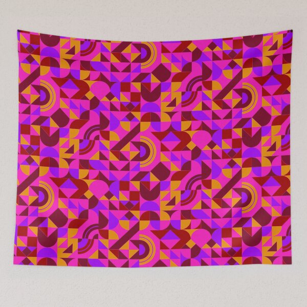 Item preview, geometric colorful patterns conceptual Art - Abstract Neo Geo graphic design designed and sold by Design Repo.