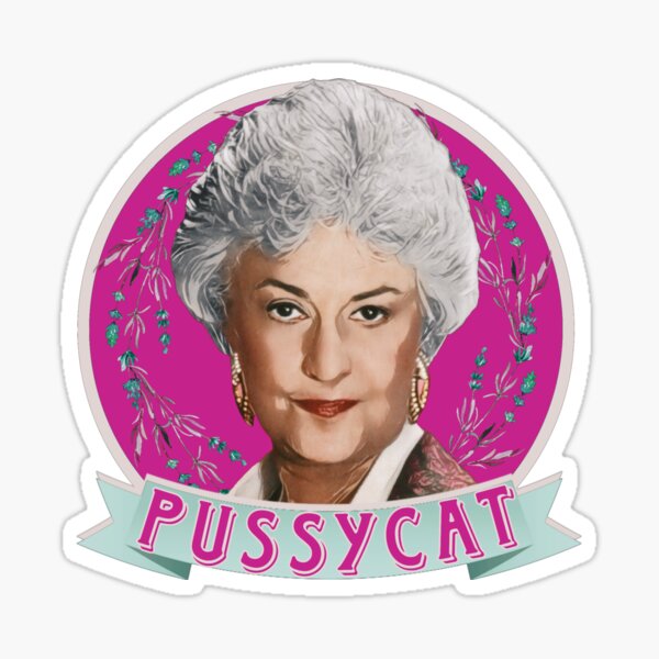 Vista previa del artículo con la obra «Dorothy Zbornak - Gatita», diseñado y vendido por IndecentDesigns.