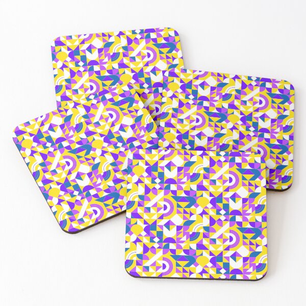Item preview, geometric colorful patterns conceptual Art - Abstract Neo Geo graphic design designed and sold by Design Repo.