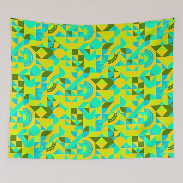 Item preview, geometric colorful patterns conceptual Art - Abstract Neo Geo graphic design designed and sold by Design Repo.