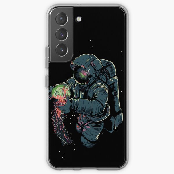 Copie de Cute astronaut playing skateboard cartoon travel holiday vacation summer Samsung Galaxy Soft Case
