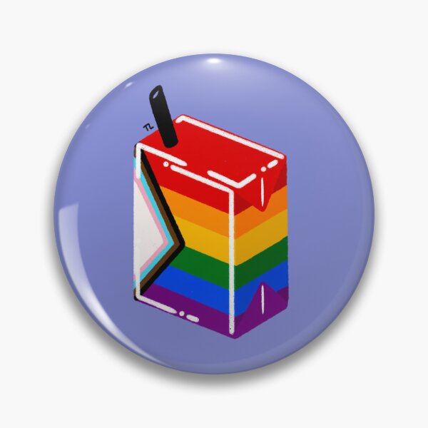 Item preview, Progressive Pride Rainbow Juicebox Sticker designed and sold by Luckytesseract.