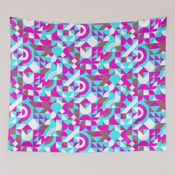 Item preview, geometric colorful patterns conceptual Art - Abstract Neo Geo graphic design designed and sold by Design Repo.