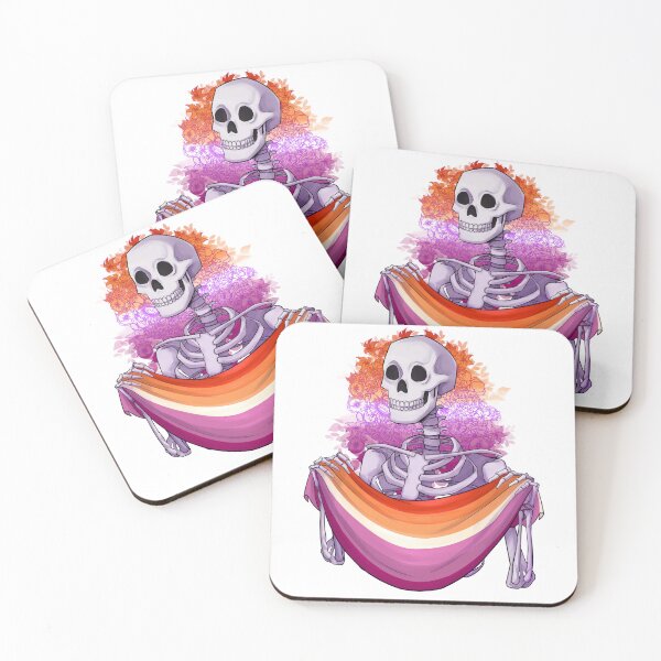 Artikelvorschau, Lesbian Pride Skeleton entworfen und verkauft von StarSketchMEH.