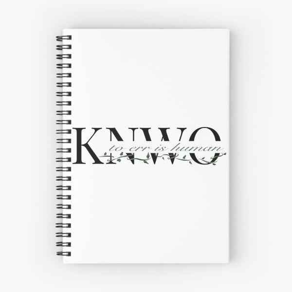 Aperçu de l'œuvre Knwo | Know "To err is human" créée et vendue par Chalk By Caecus | Cecilia Bell.