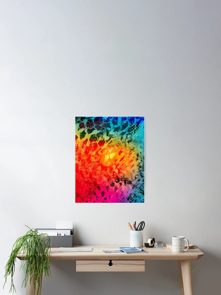 Imagen 2 de 3, Póster con la obra Sunburst Design, diseñada y vendida por Liz  Bajo Designs.