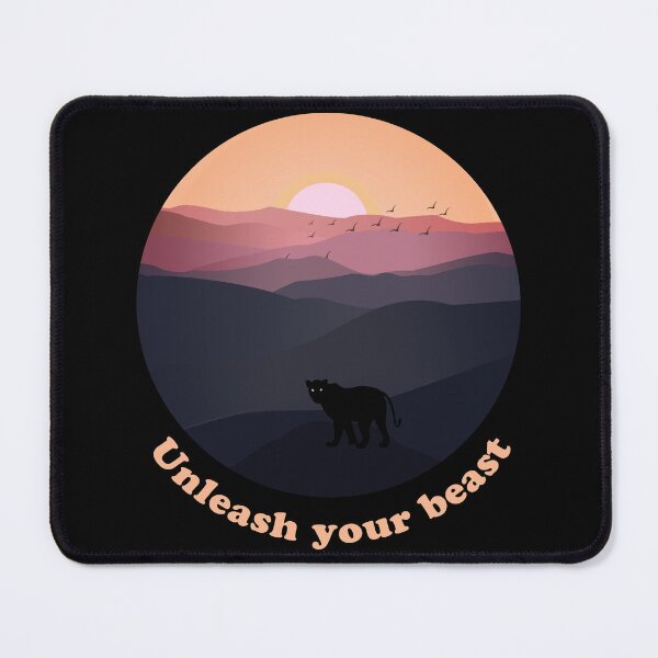 Item preview, Unleash your beast - black panther designed and sold by GraphismCats.