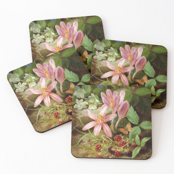 Item preview, Autumn Flower with Blackberries  and butterfly ,Josef Lauer  Herbstblume mit Brombeeren designed and sold by TeeARTHY.
