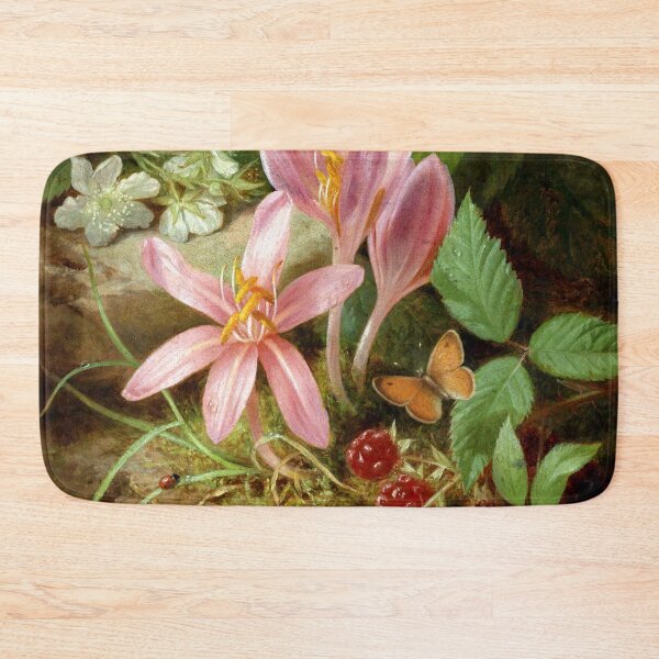 Item preview, Autumn Flower with Blackberries  and butterfly ,Josef Lauer  Herbstblume mit Brombeeren designed and sold by TeeARTHY.