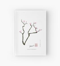 7 pink birds on a sakura, tony fernandes Hardcover Journal