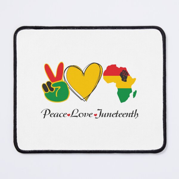 Item preview, Peace Love Juneteenth, Freedom Day America African designed and sold by Shirtflyer.