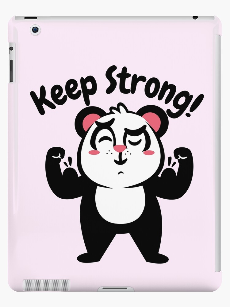 Cute Panda Training, cute panda training, panda, weightlifting, cute panda,  gym, fitness, training, funny, workout, exercise, panda weightlifting, panda  working out, working workowt panda iPad Case & Skin for Sale by msapparels